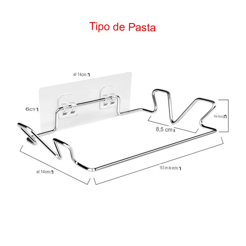 Soporte Colgante de Acero Inoxidable para Bolsas de Basura